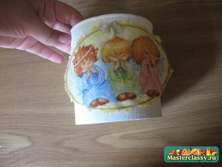 Bidoane decoupage pentru creioane sau pixuri