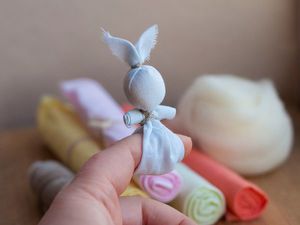 Робимо дитячу народну іграшку «зайчик на пальчик» - ярмарок майстрів - ручна робота, handmade
