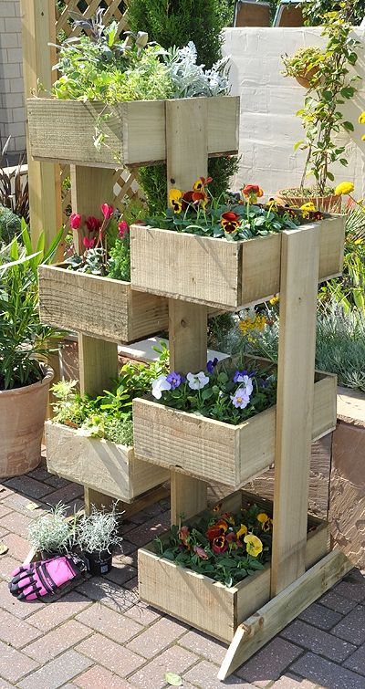 Cutii din lemn pentru flori - idei de design, idei de design suburbane si sfaturi pentru casa si vila
