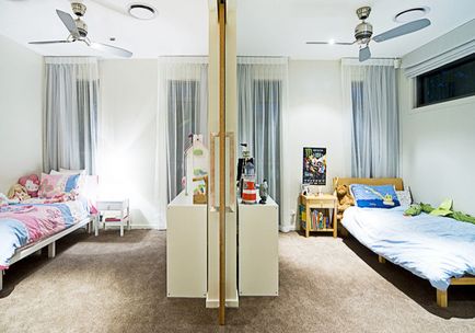 Cameră pentru copii pentru doi copii de sexe diferite secrete de spatiu de zonare adecvat, ivybush