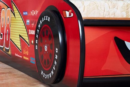 Baba ágy autó Villám McQueen (McQueen) - Bed Wheelbarrow gépet a bútorgyár carobus