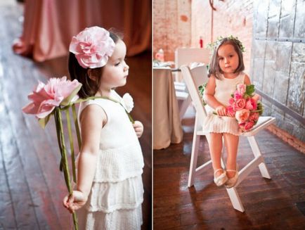 Дівчатка-квіткарки кращі образи для весільного торжества