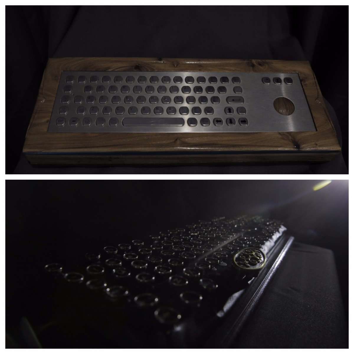 Diy siberia - tastatură atemporală din metal și lemn