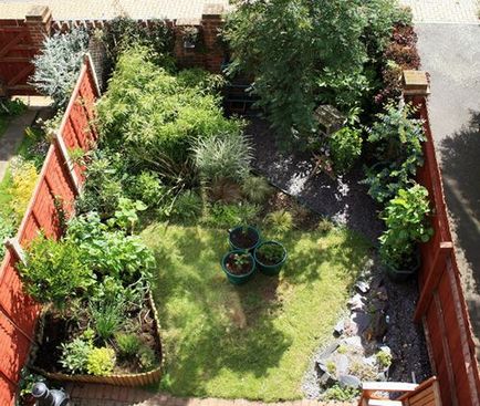 Proiectați o mică grădină folosind iluziile optice