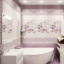 Lila design fürdőszoba