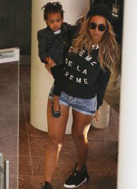 Fiica lui Beyonce - o copie mică a unei vedete mari
