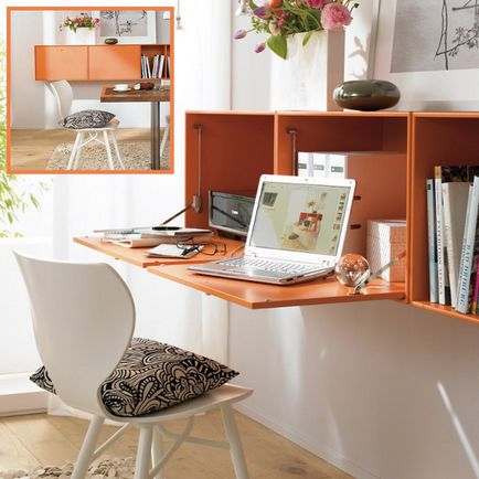 Home Office Láthatatlan, hogyan kell elrejteni a munkahelyen a különböző szobákban - 18 ötletek (többféle) Home Office Láthatatlan, hogyan kell elrejteni a munkahelyen a különböző szobákban - 18 ötletek