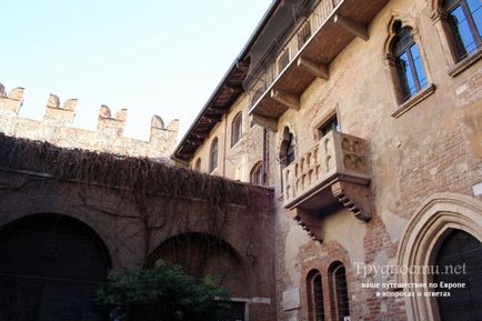 Casa de Julieta în articole din Verona