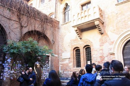Casa de Julieta în articole din Verona