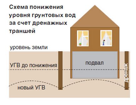 Дренаж підвалу будинку пристрій і обслуговування