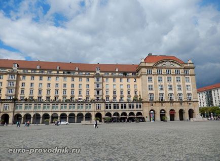 Dresda Altmarkt - piața veche și galeria modernă de cumpărături