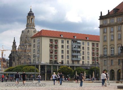Dresden Altmarkt - Old Market Square, valamint egy modern bevásárlóközpont