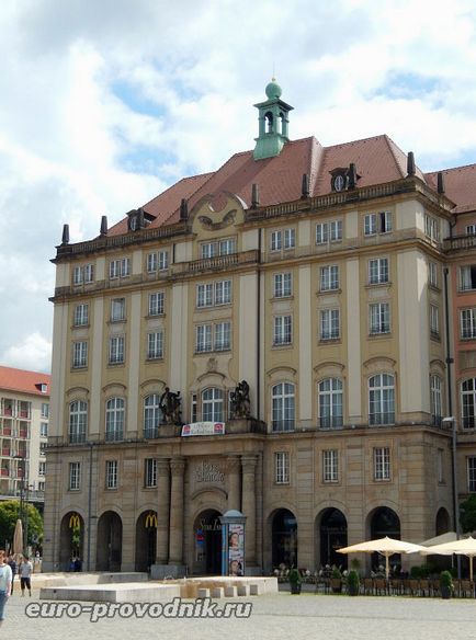 Dresden Altmarkt - Old Market Square, valamint egy modern bevásárlóközpont