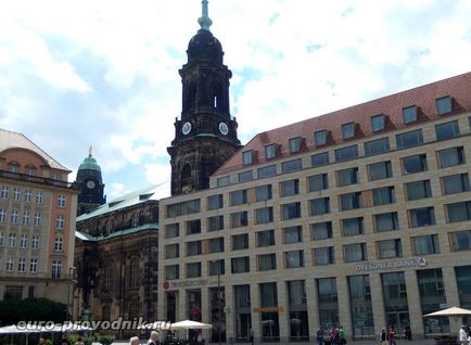 Dresden Altmarkt - Old Market Square, valamint egy modern bevásárlóközpont