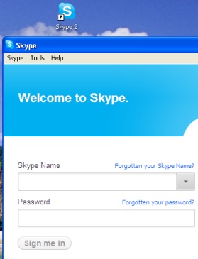 Două Skype pe același computer