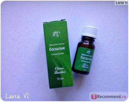 Ефірна олія ооо натуральні олії базиліка - «дуже корисне масло для краси