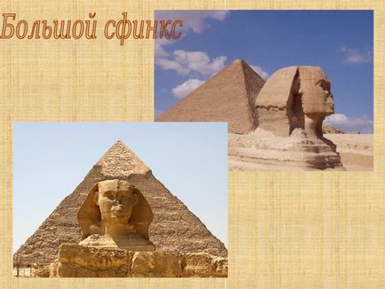 Piramidele egiptene - istorie, prezentări