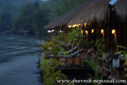 Kirándulás a Kwai folyón (Thaiföld), egy napló nyugtalan