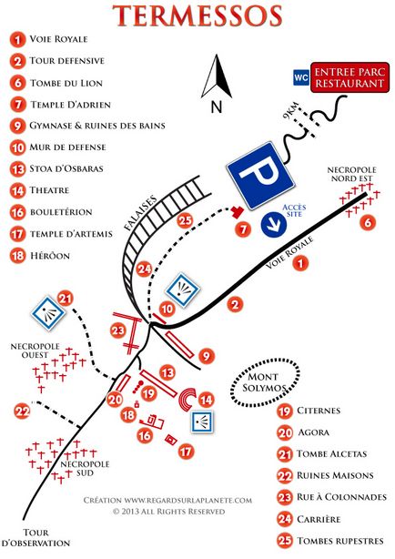 Egy kirándulás az ókori város Termessos (megközelítés, áttekintésre, leírások, fotók)