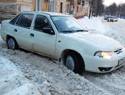 Ha „megakadt” jég vagy mély hóban