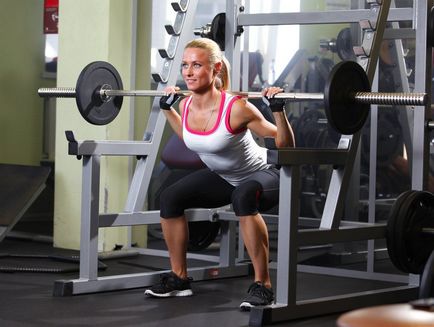 Fitness cu caracteristici de greutate ale programelor de antrenament feminine