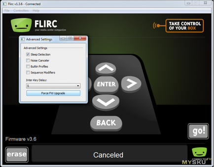 Flirc - receptor USB universal pentru telecomenzi (televizoare doo)