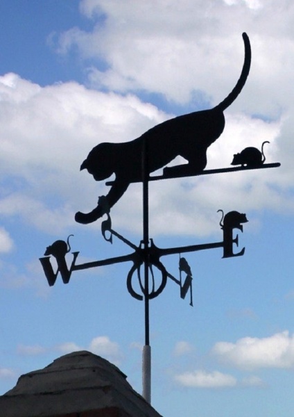 Weathervane sub formă de animale