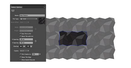 Model geometric fără sudură în ilustratorul Adobe