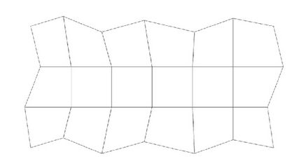 Model geometric fără sudură în ilustratorul Adobe