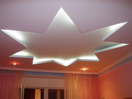Гіпсові стелі підвісні декоративні, як зробити дизайн і установку конструкцій з гіпсокартону в