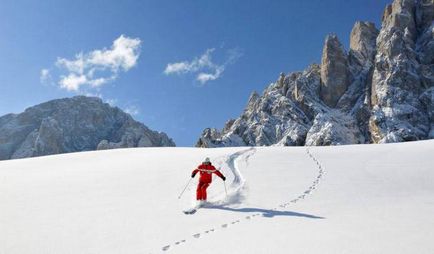 Stațiune de schi Val Gardena, Italia