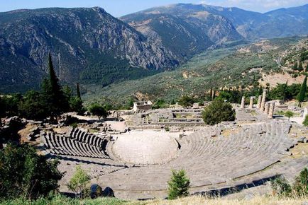 Orașul Delphi, atracțiile Greciei, fotografie