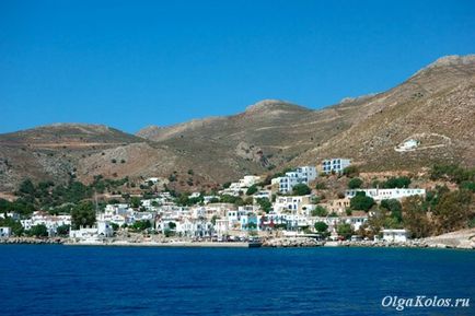 Görögország Nisyros sziget egyik nap, egyedül utazik egy álom