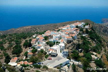 Görögország Nisyros sziget egyik nap, egyedül utazik egy álom