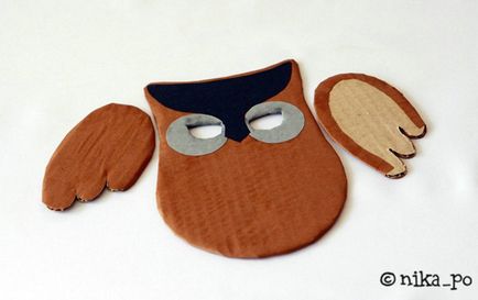 Jucării de owl - jucării din hârtie