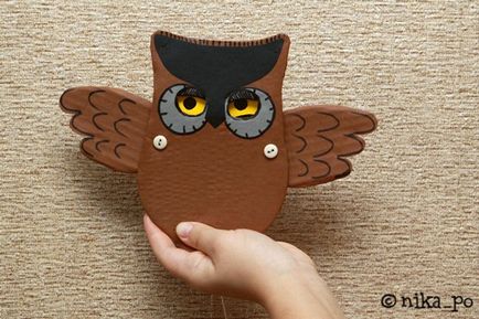 Jucării de owl - jucării din hârtie
