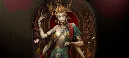 Індійська багаторука богиня калі - кривава і могутня