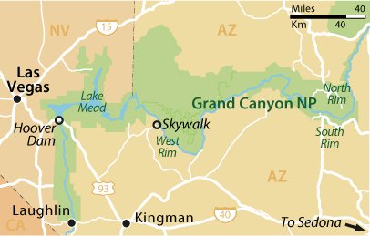 Ce parte din Grand Canyon din Statele Unite este mai bună - vest sau sud, vest vestă vs