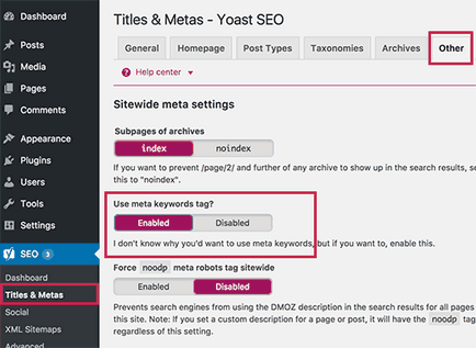 Cum de a adăuga cuvinte cheie și meta descrieri în wordpress pentru SEO