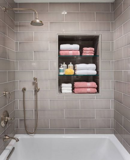 Які вибрати полки і полички у ванну кімнату - сучасні варіанти фото в інтер'єрі