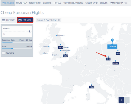 Cum să cumpărați un bilet în înregistrarea online Ryanair pas cu pas