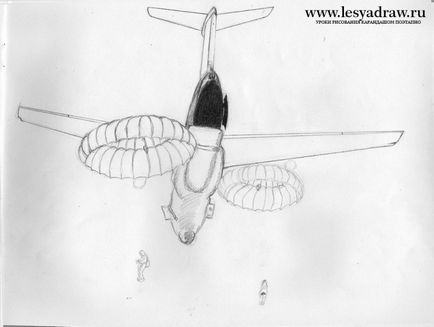 Як намалювати десантників на парашутах - уроки малювання - корисне на artsphera