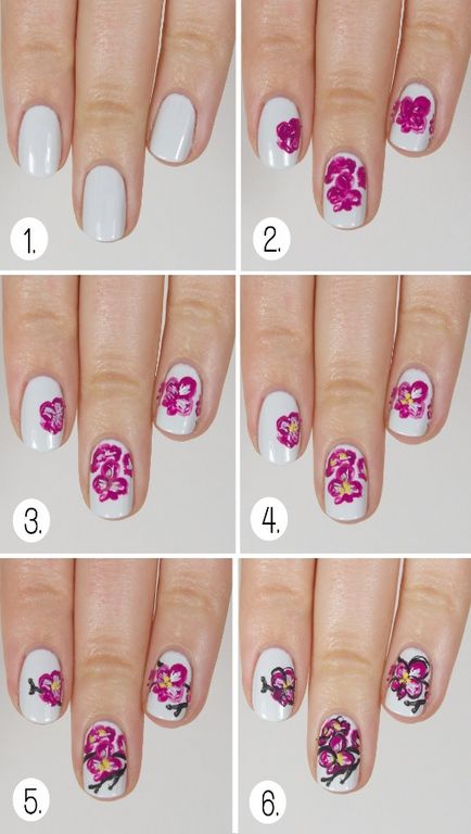 Як намалювати на нігтях