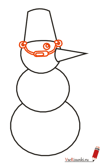Як намалювати сніговика поетапно для початківців