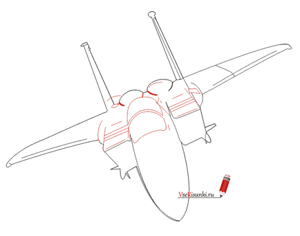 Cum de a desena o aeronavă militară în creion pas cu pas