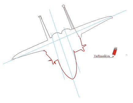 Cum de a desena o aeronavă militară în creion pas cu pas
