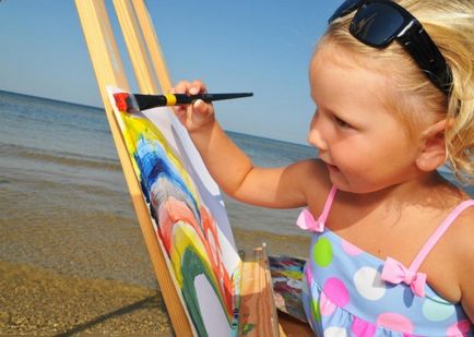 Як навчити дитину малювати фарбами, звісточка
