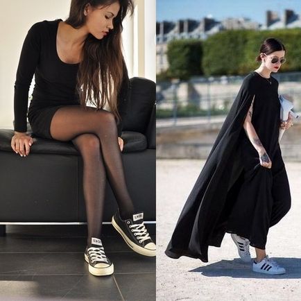 Cum să poarte o rochie cu pantofii secrete ale unei imagini de modă cu o fotografie