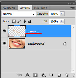 Hogyan fehéríti a fogakat a Photoshop