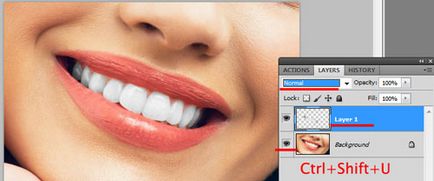 Cum să vă albiți dinții în Photoshop